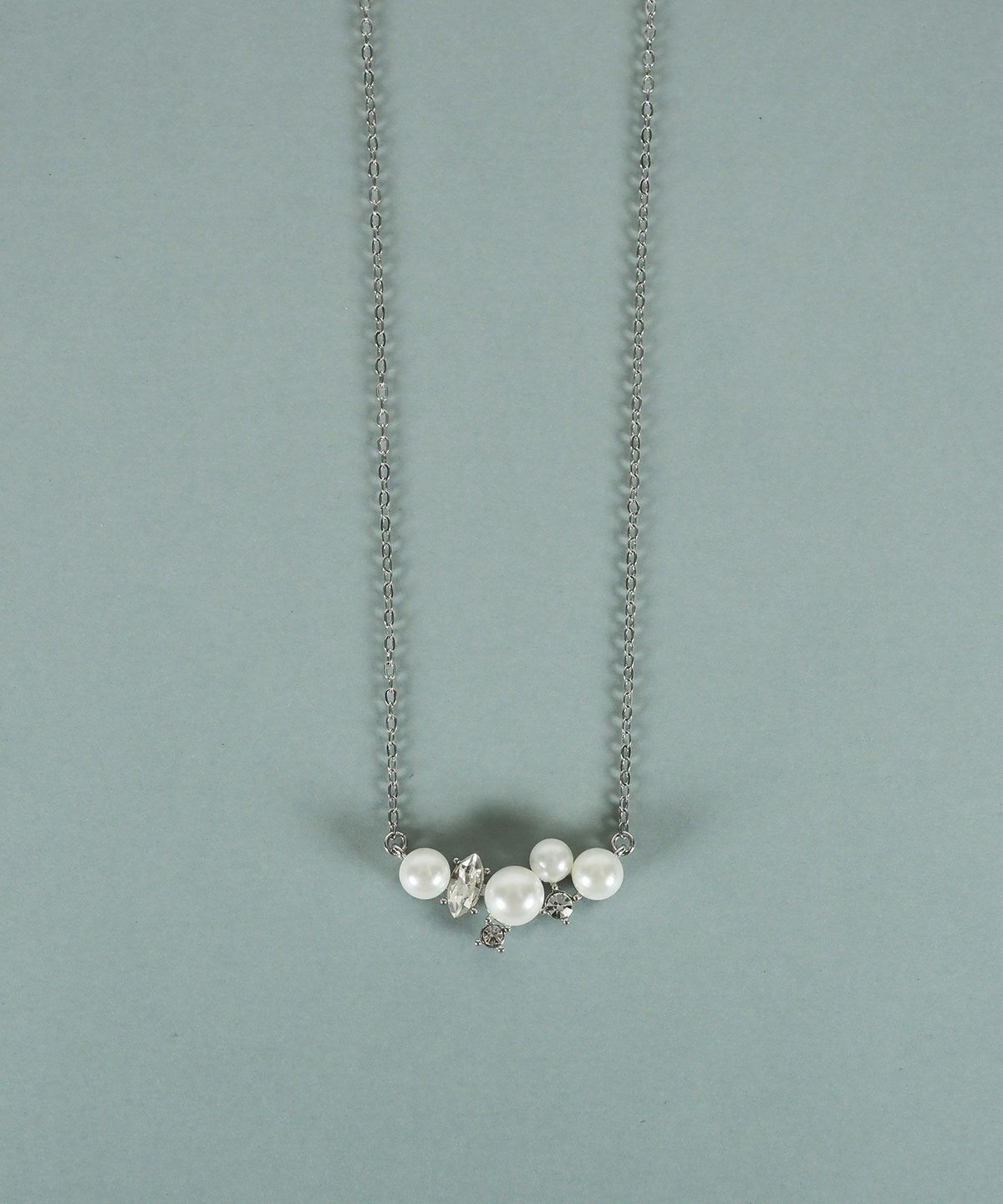 貝パールビジューネックレス【JUNO PREMIUM】