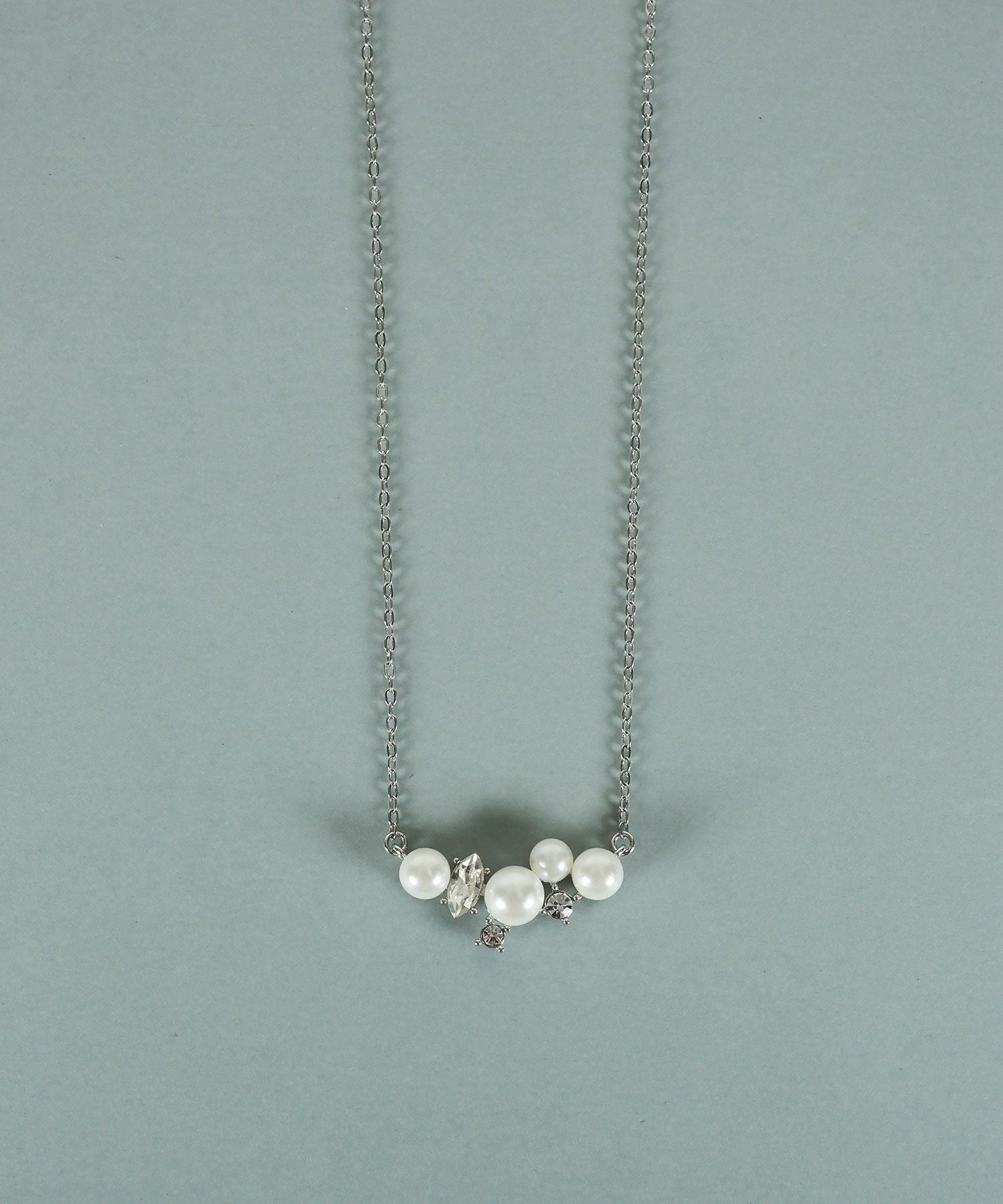 貝パールビジューネックレス【JUNO PREMIUM】