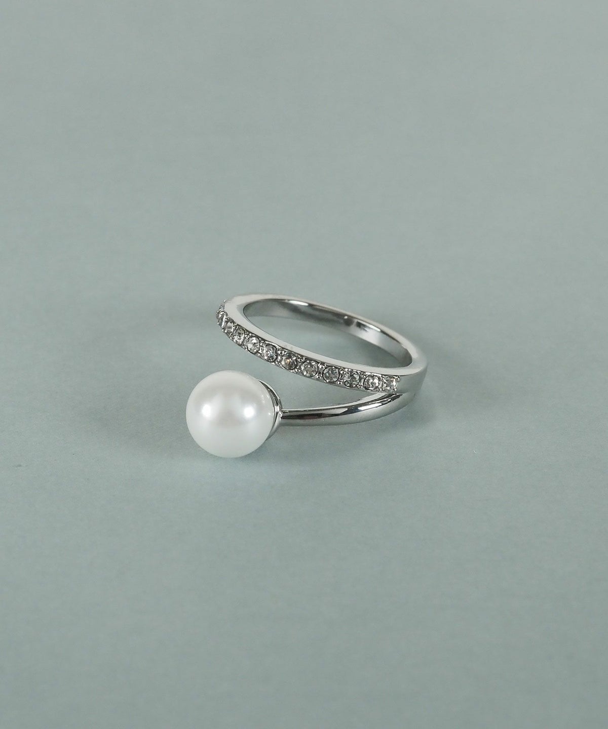 貝パールカーブラインリング