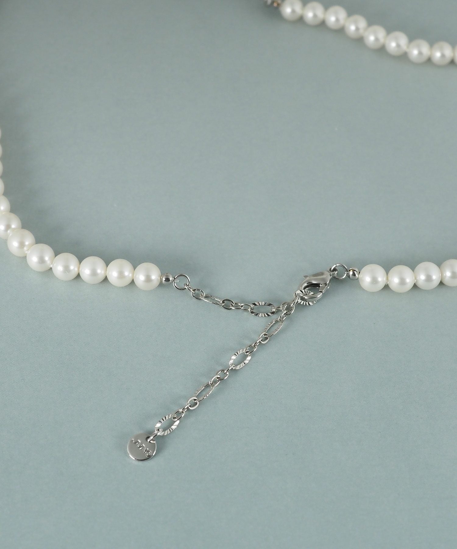 貝パールレースネックレス