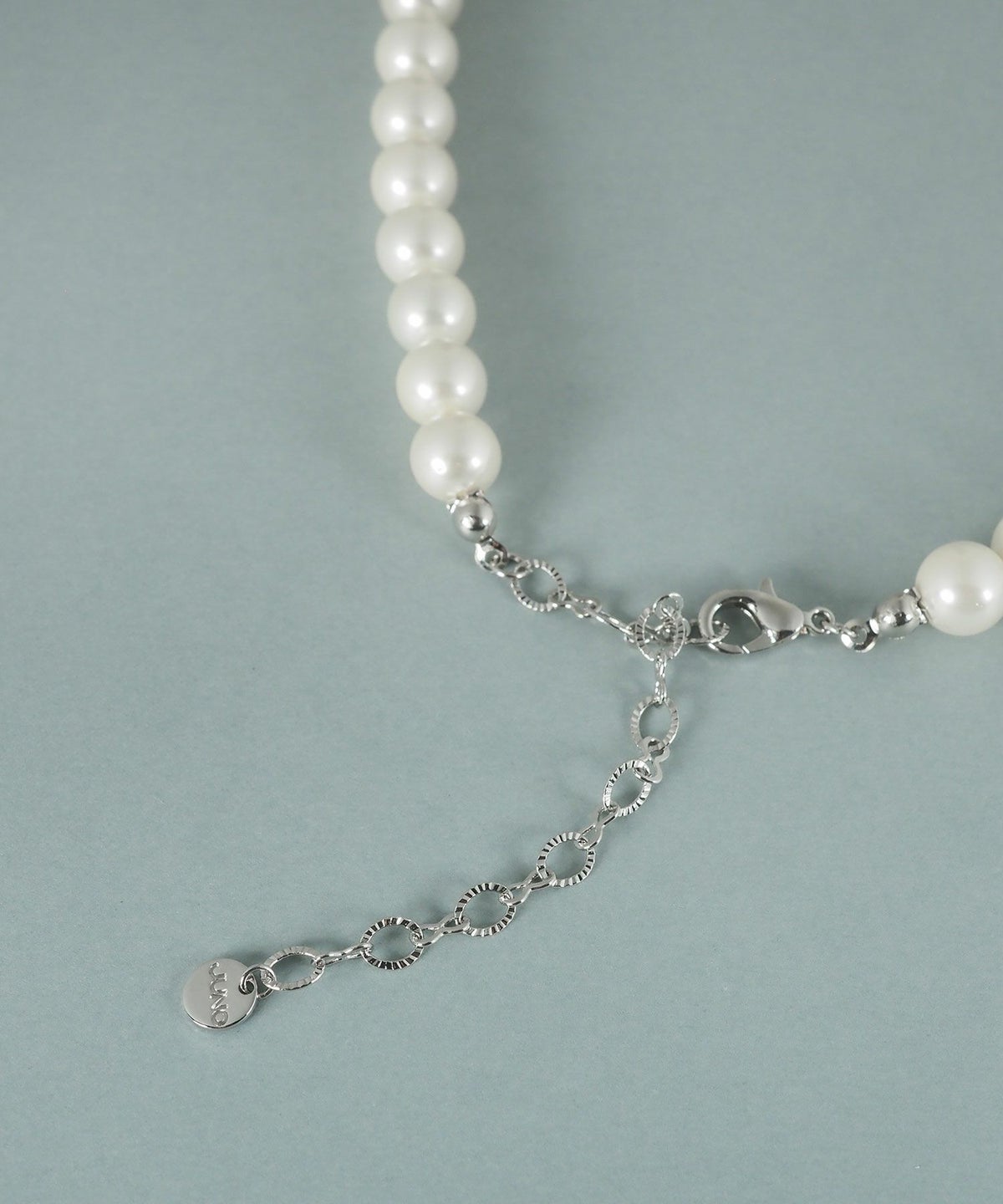 貝パールビーズネックレス