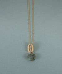 オーバルグリッドラブラドライトネックレス【JUNO PREMIUM】