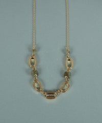 ラブラドライトオーバルメタルネックレス【JUNO PREMIUM】