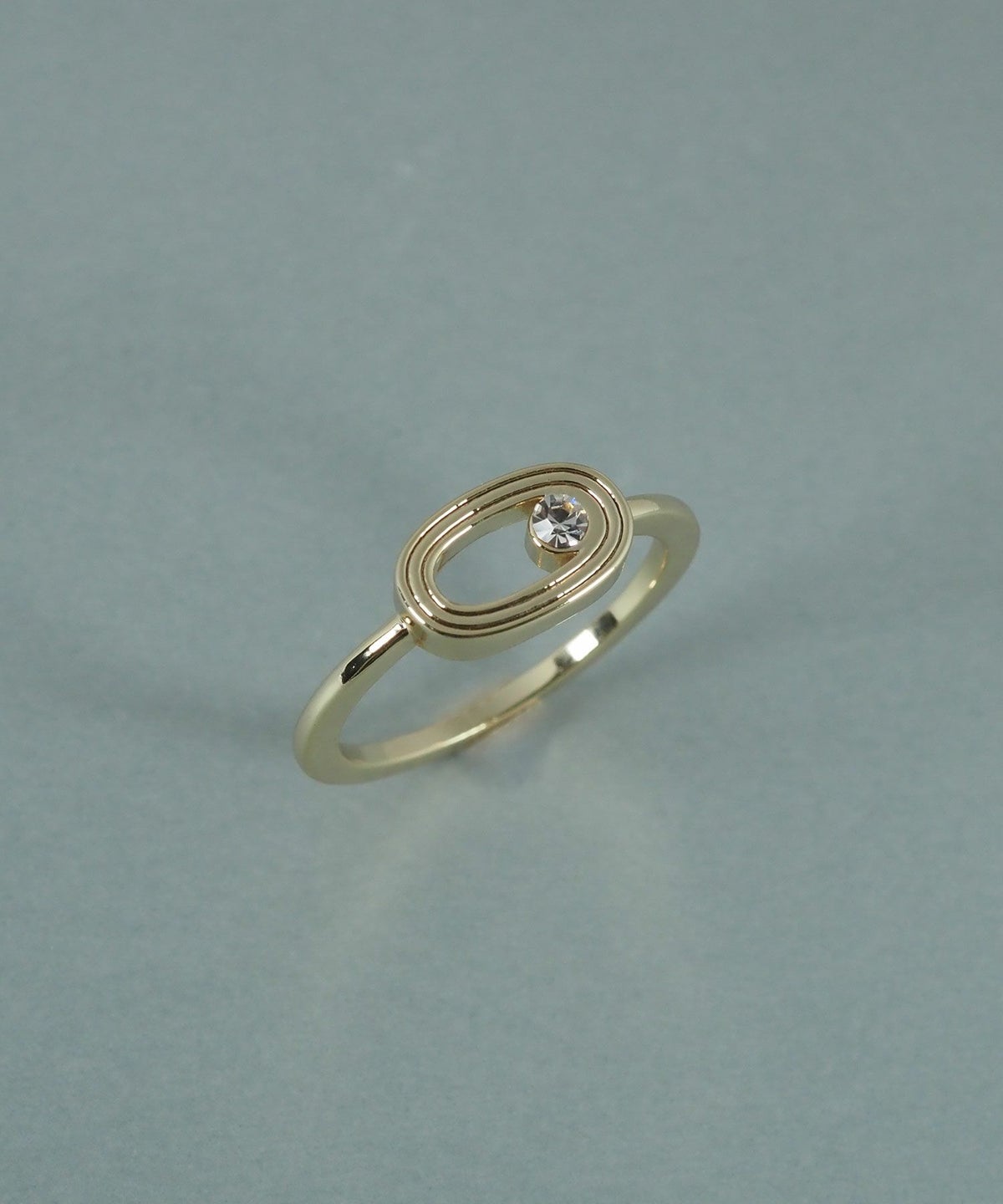 オーバルメタルクリスタルリング【JUNO PREMIUM】