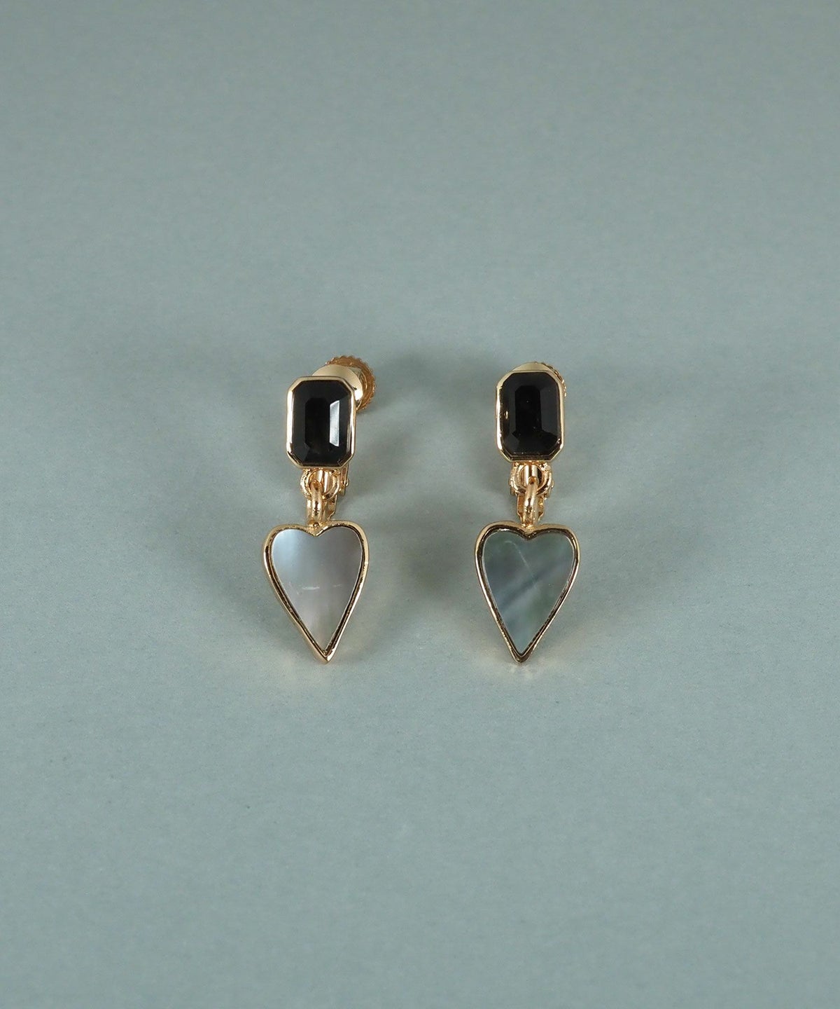 ハートノワールシェル イヤリング【JUNO PREMIUM】