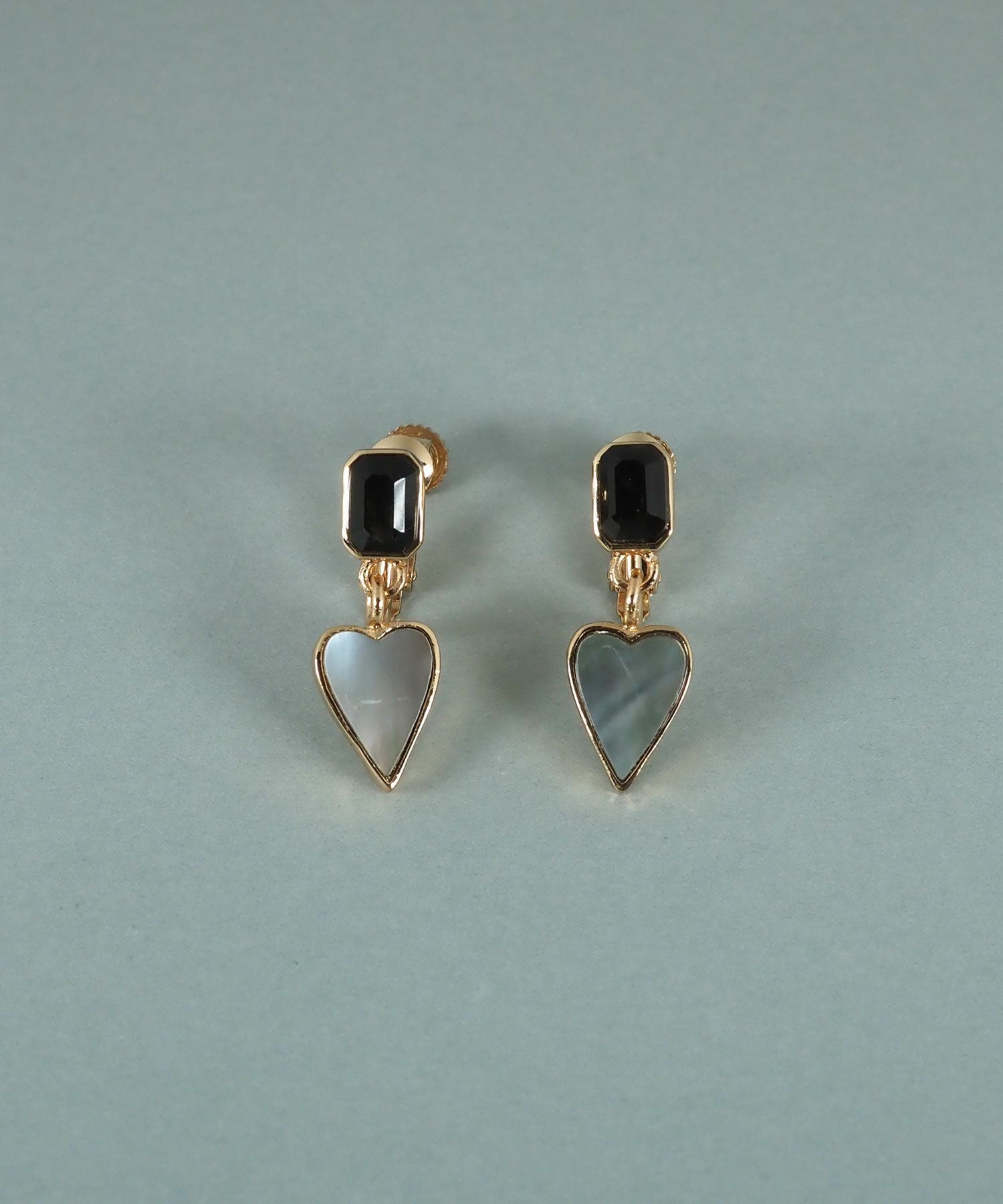 ハートノワールシェル イヤリング【JUNO PREMIUM】