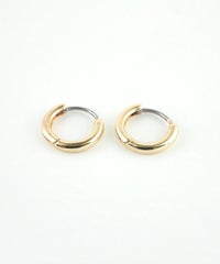 10mmシンプルスリムフープステンレスポストピアス