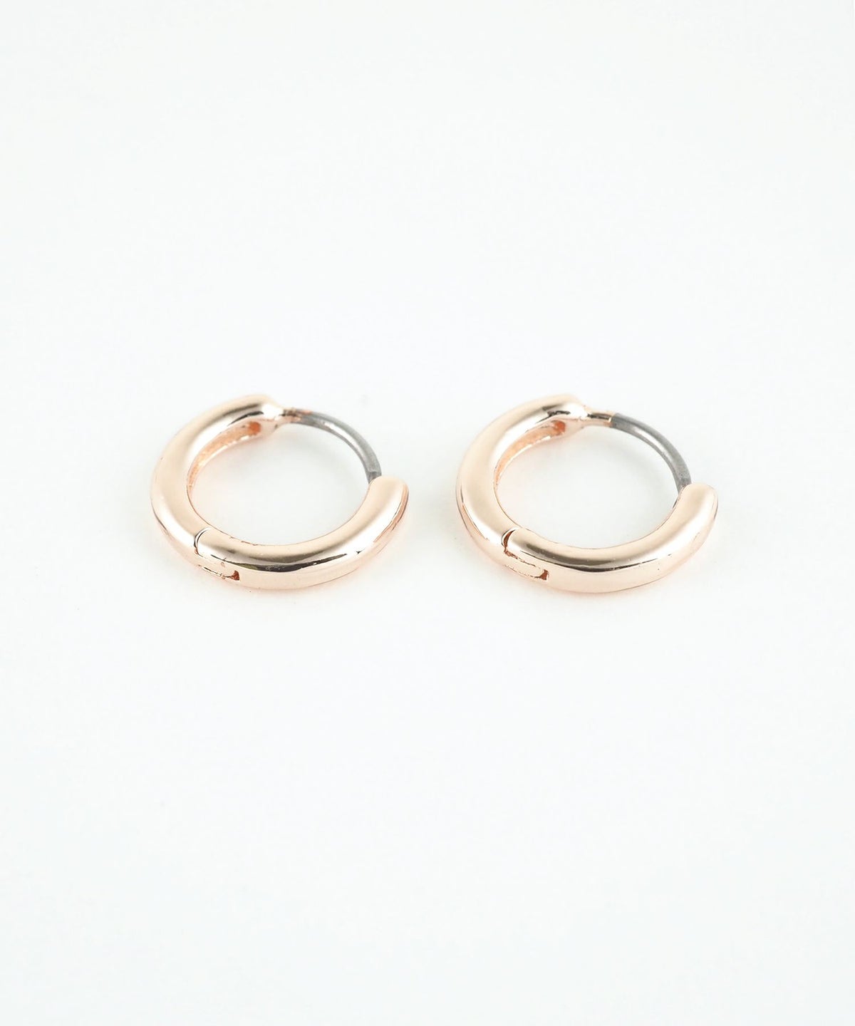 10mmシンプルスリムフープステンレスポストピアス