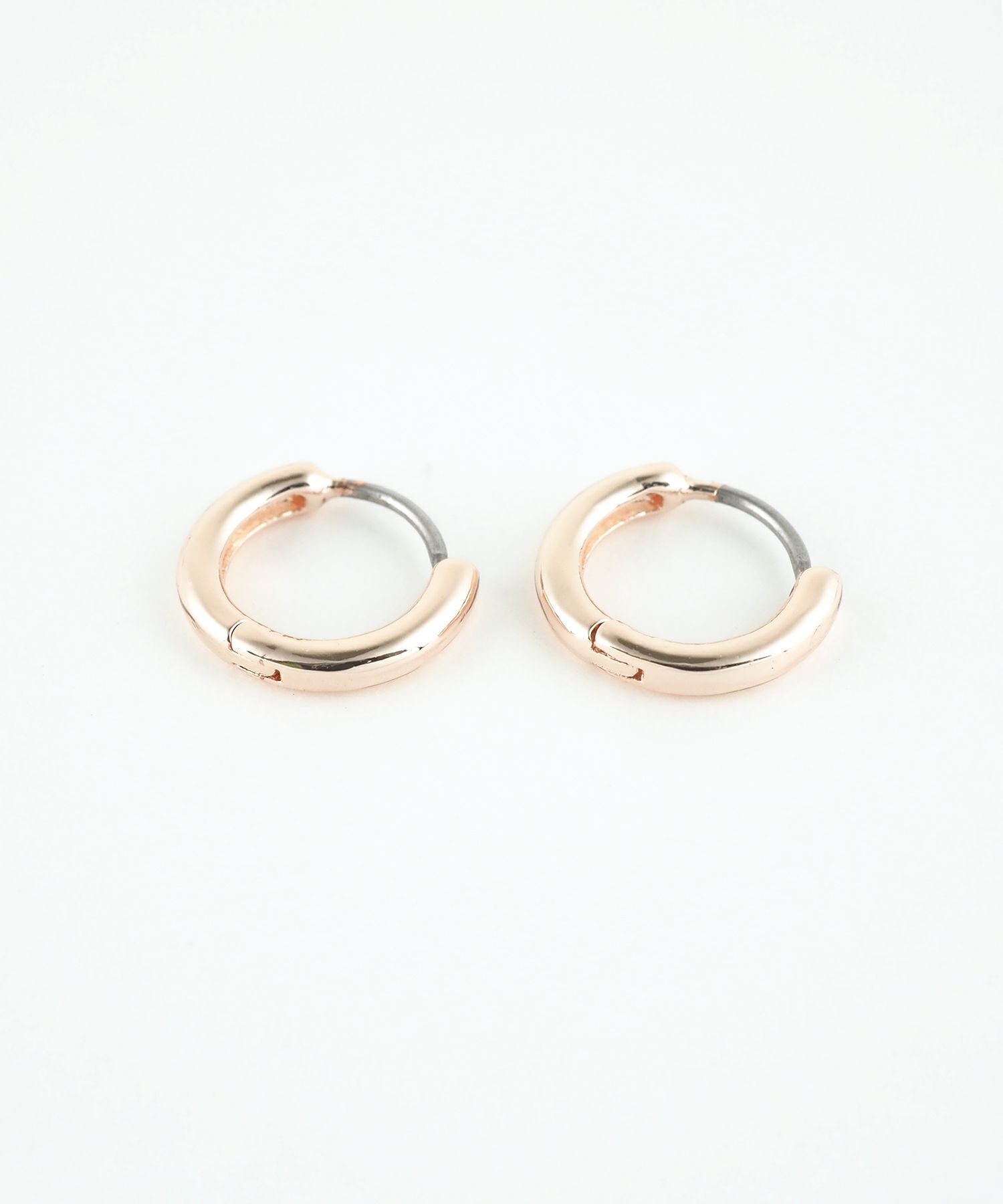 10mmシンプルスリムフープステンレスポストピアス