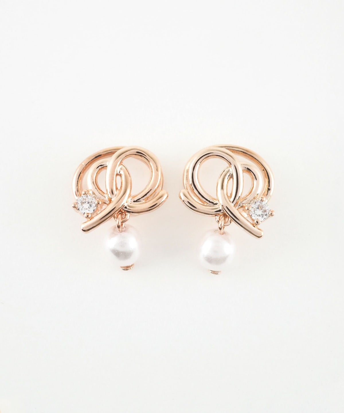 メロウループラウンドメタルイヤリング