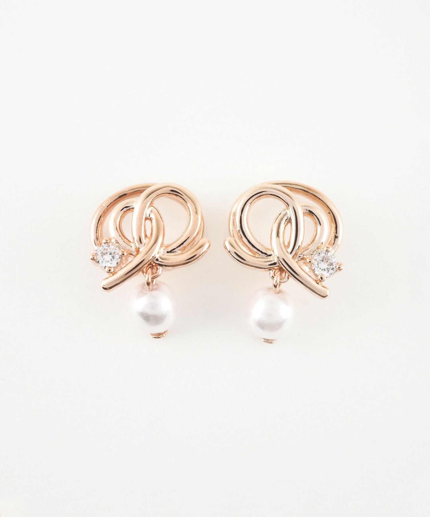 メロウループラウンドメタルイヤリング