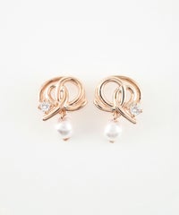 メロウループラウンドメタルイヤリング