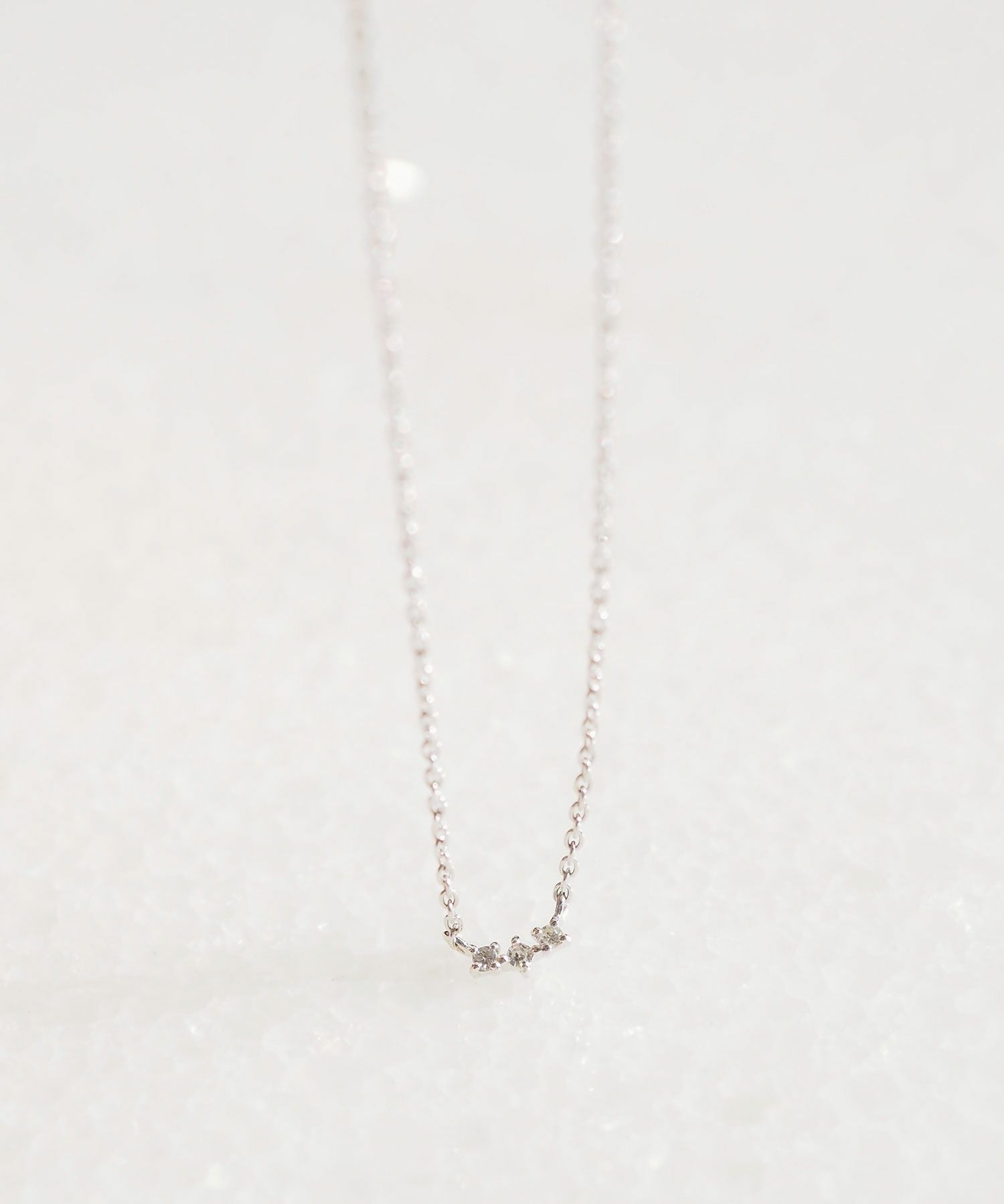 [SV925]トリニティメレダイヤモンドプチペンダント