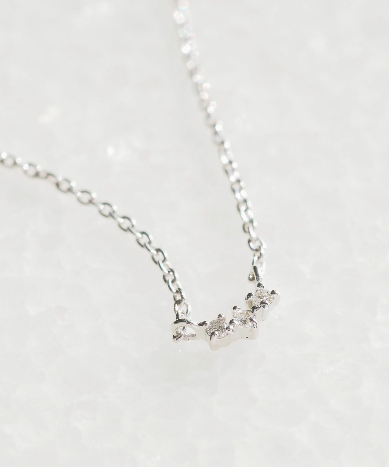 [SV925]トリニティメレダイヤモンドプチペンダント