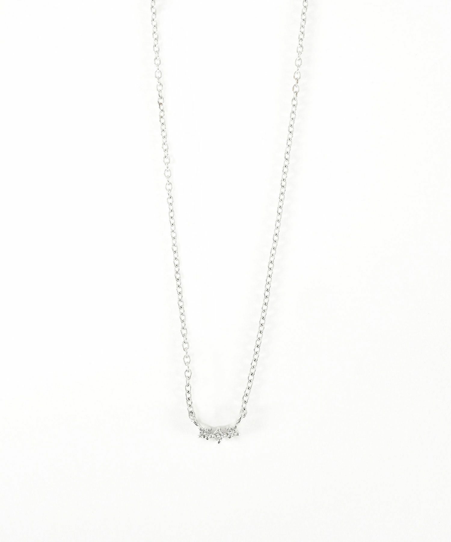 [SV925]トリニティメレダイヤモンドプチペンダント