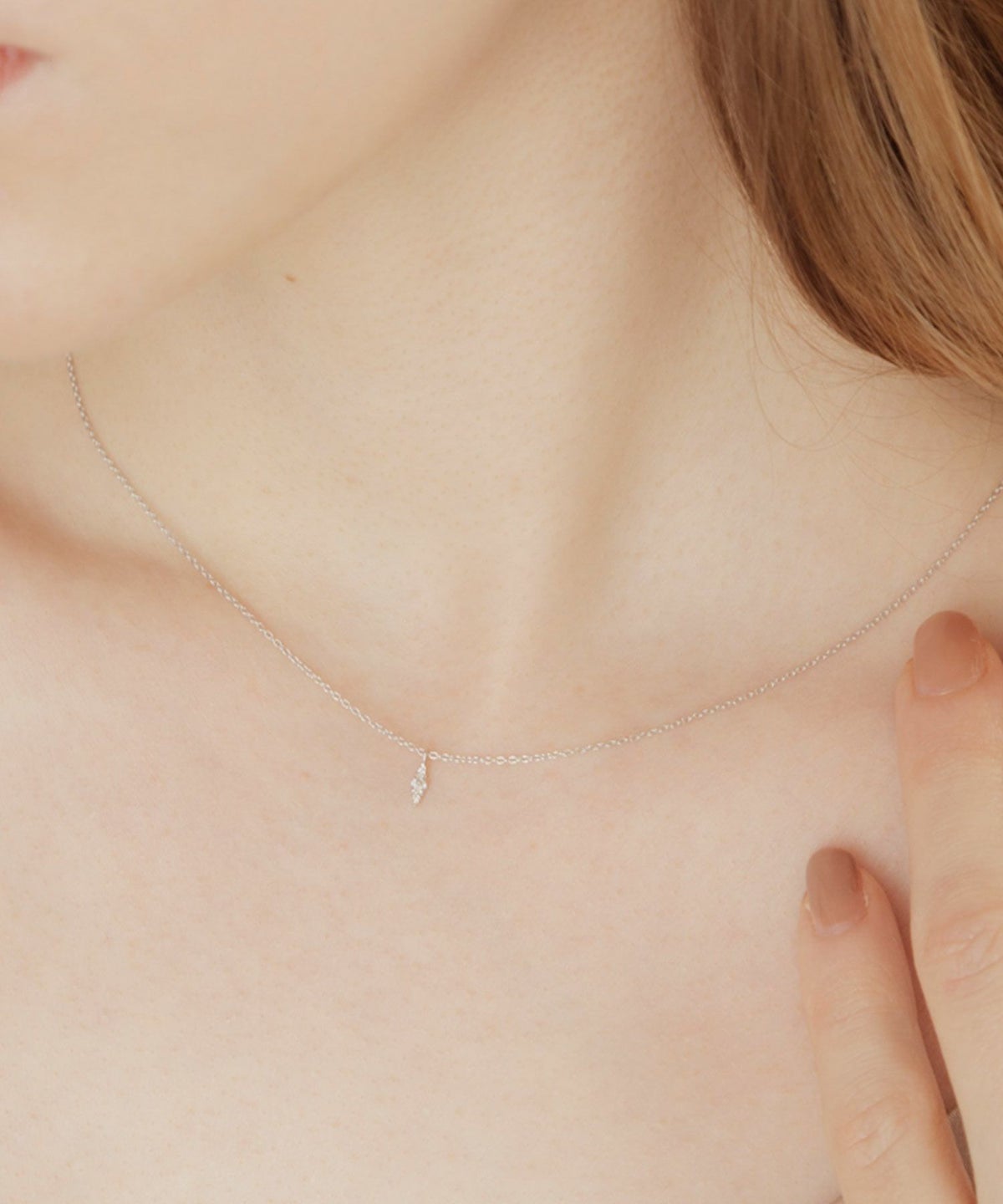 [SV925]ランバスメレダイヤモンドプチペンダント