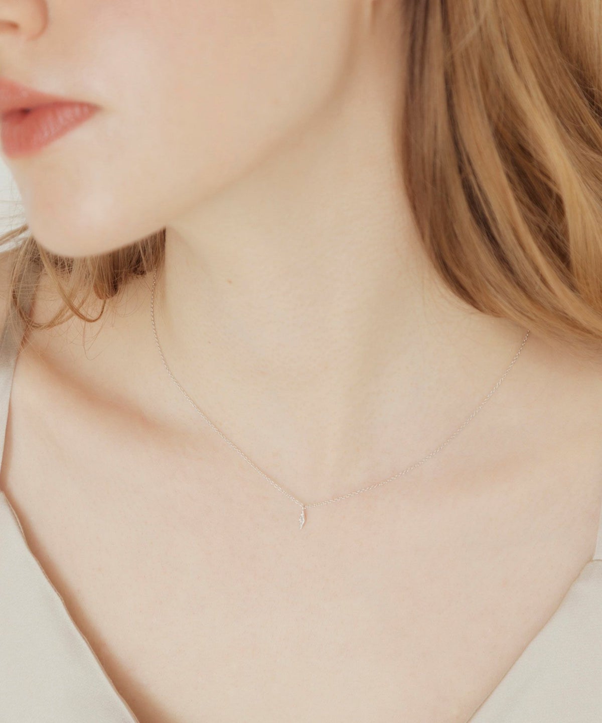 [SV925]ランバスメレダイヤモンドプチペンダント