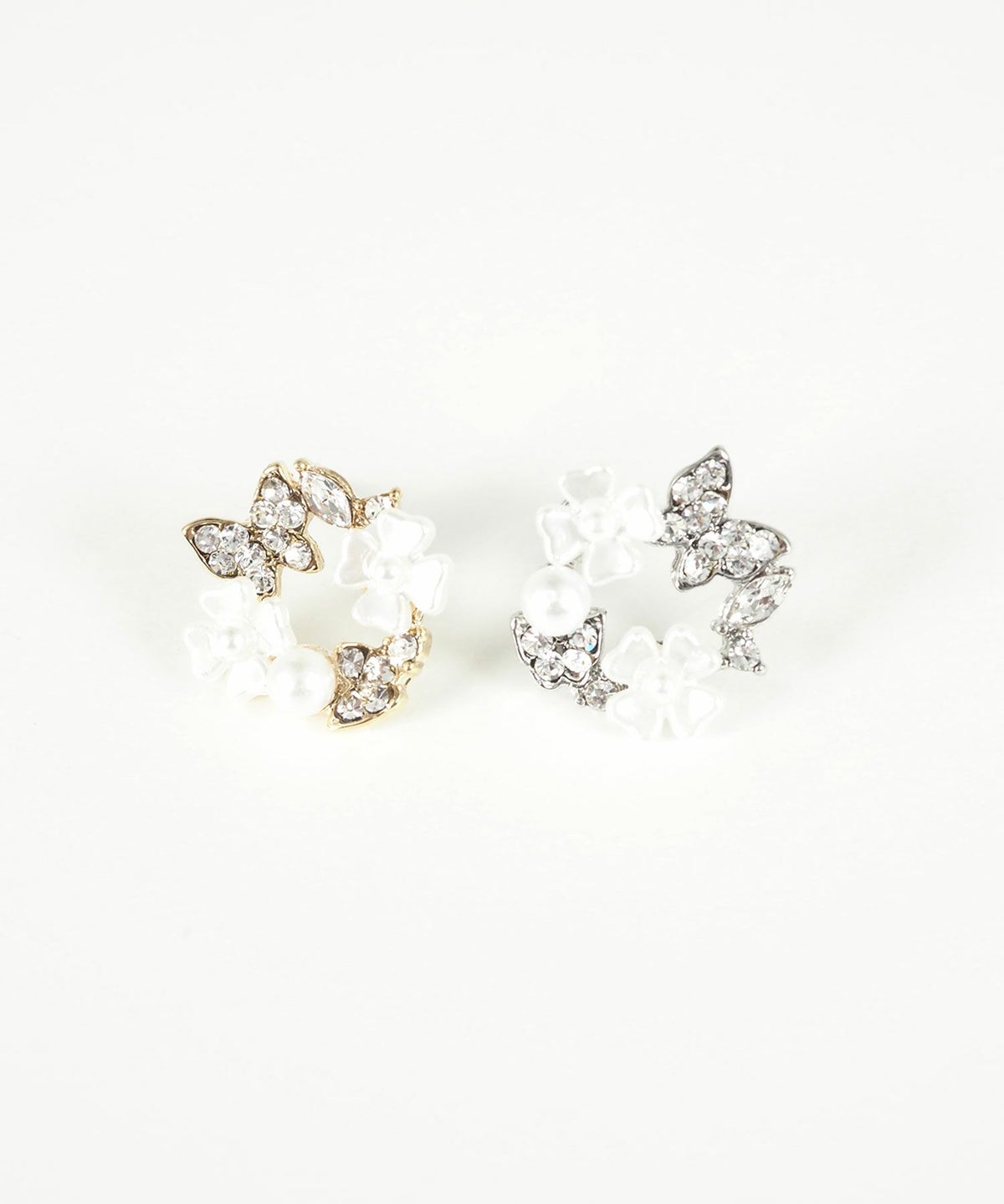 フラワーリースピアス