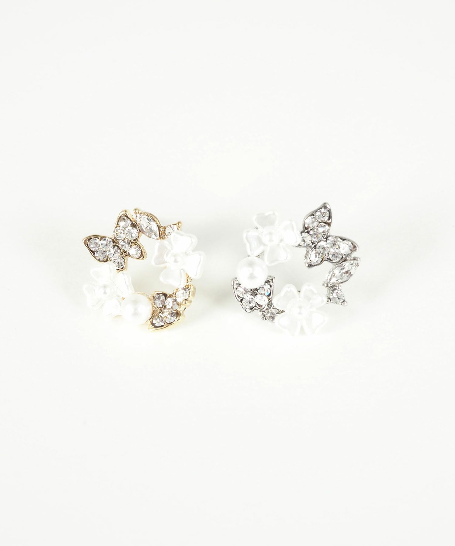 フラワーリースピアス