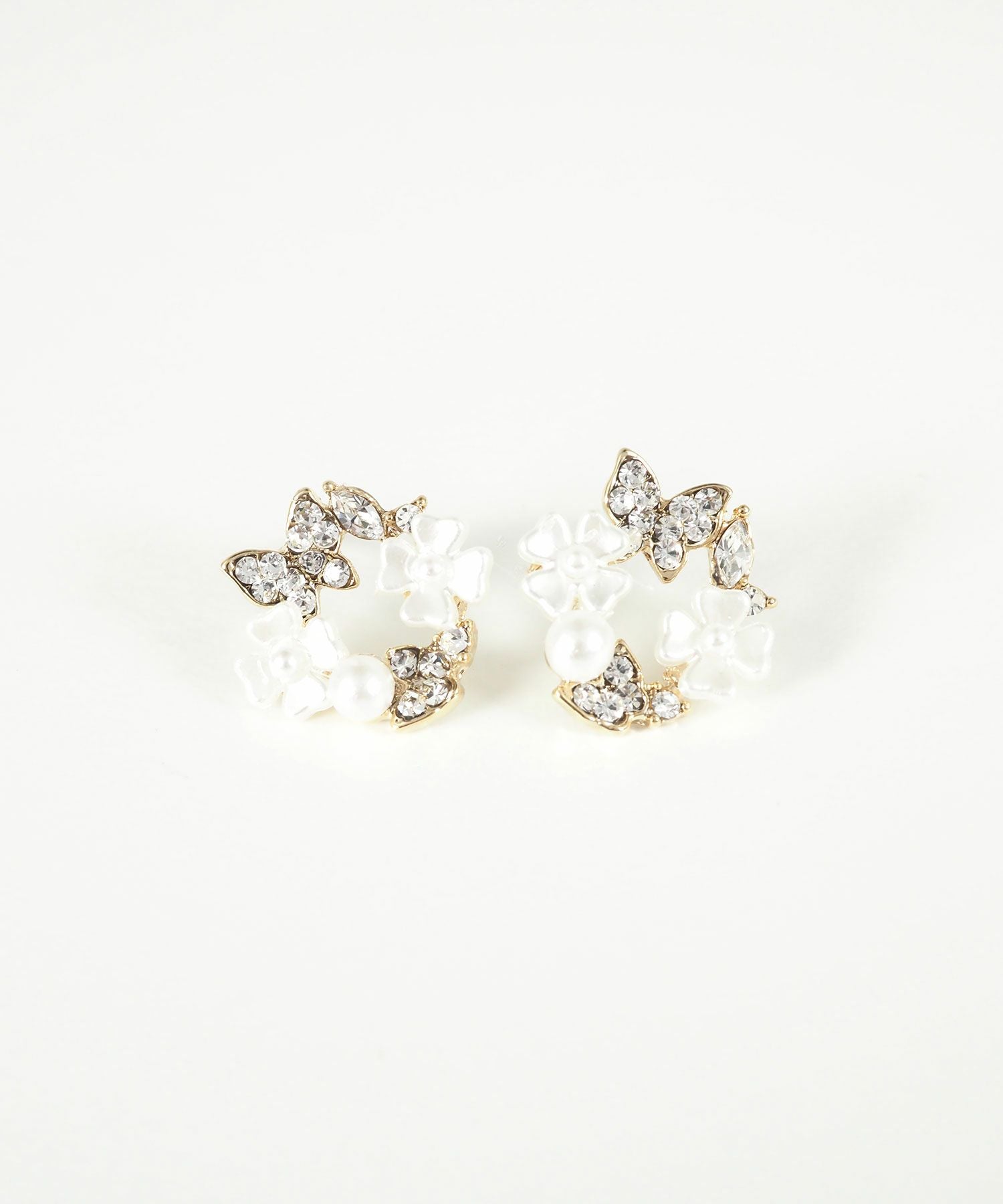 フラワーリースピアス