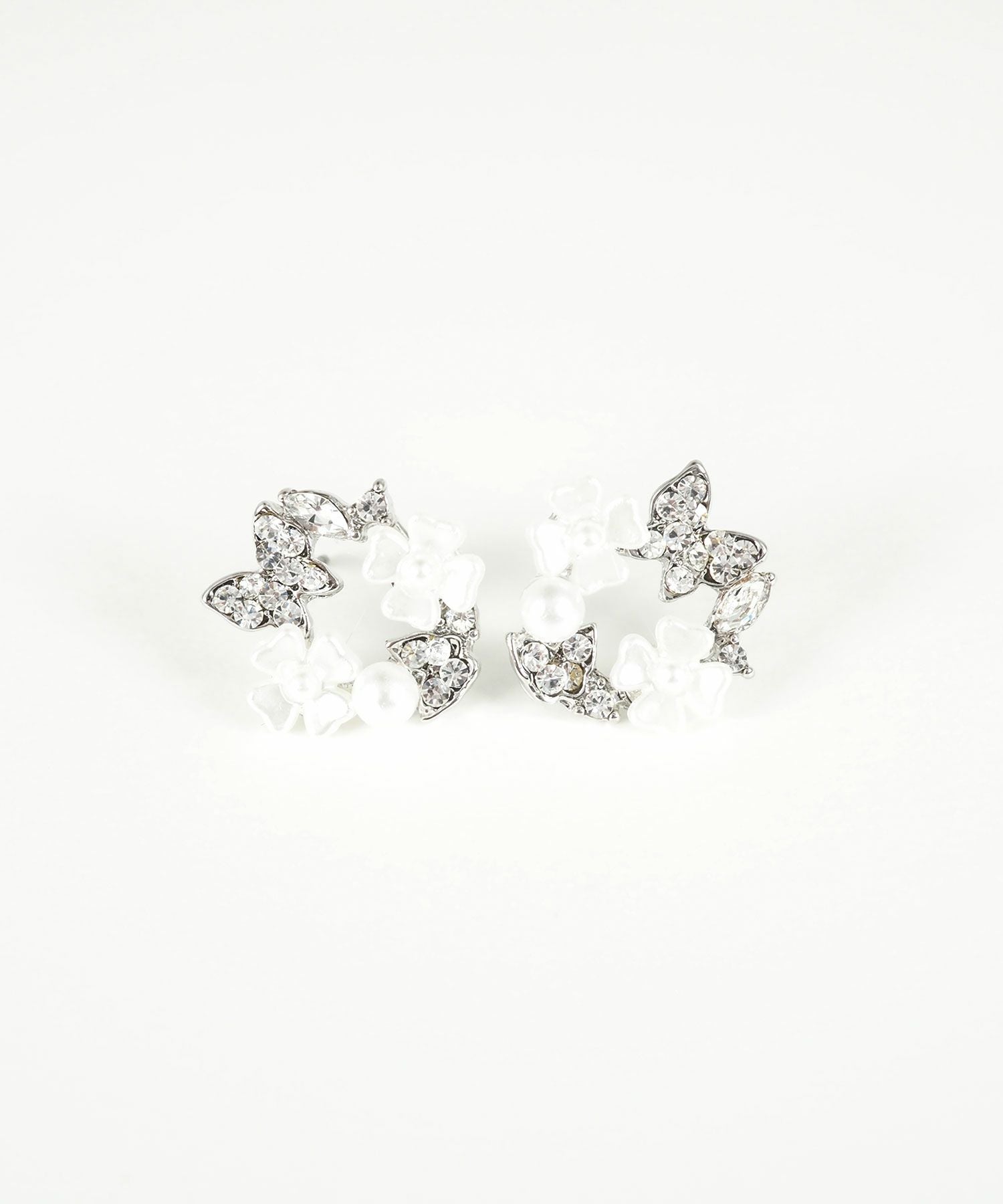 フラワーリースピアス