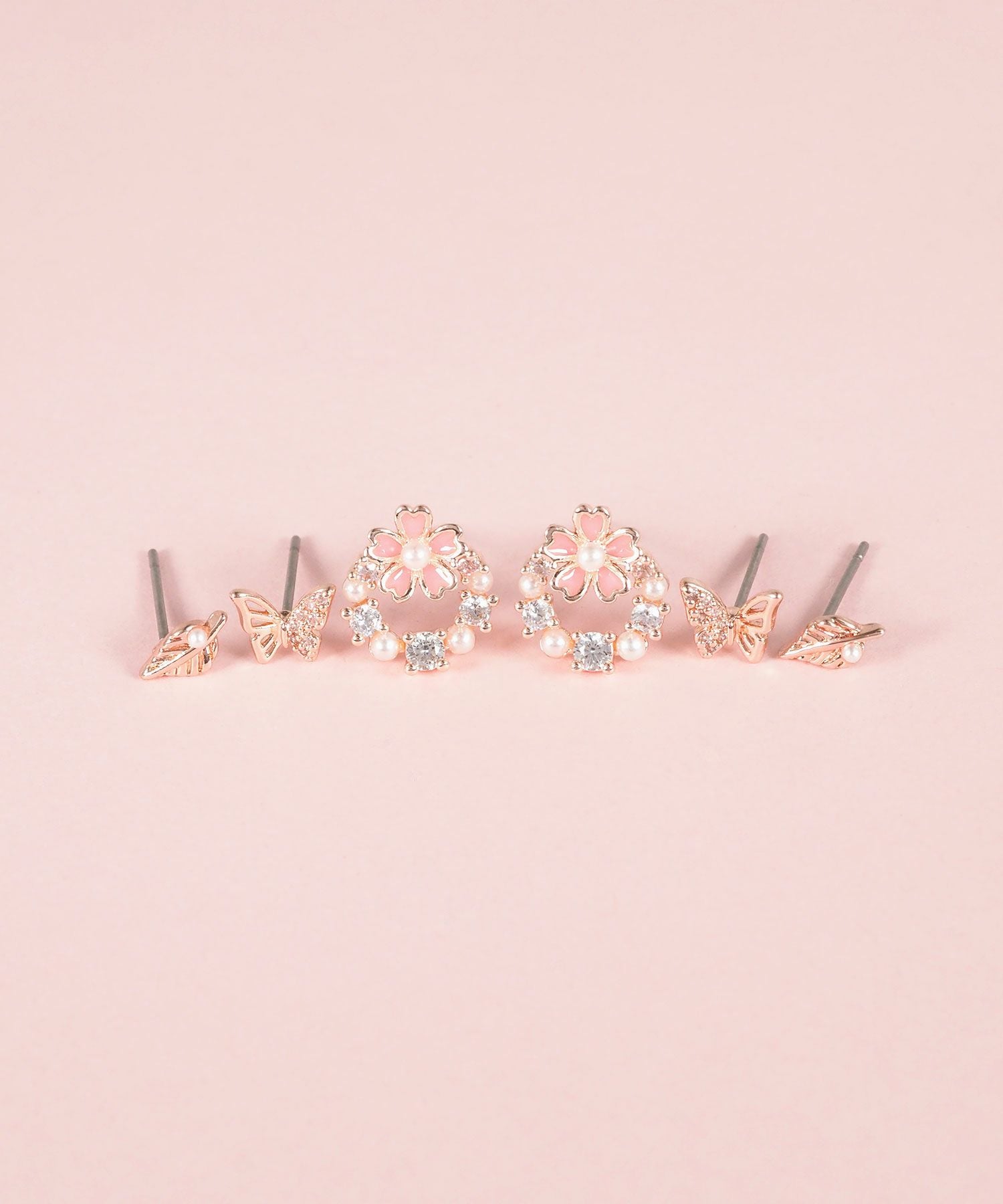 SAKURAリースセットピアス