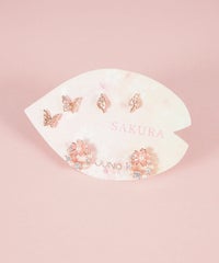 SAKURAリースセットピアス