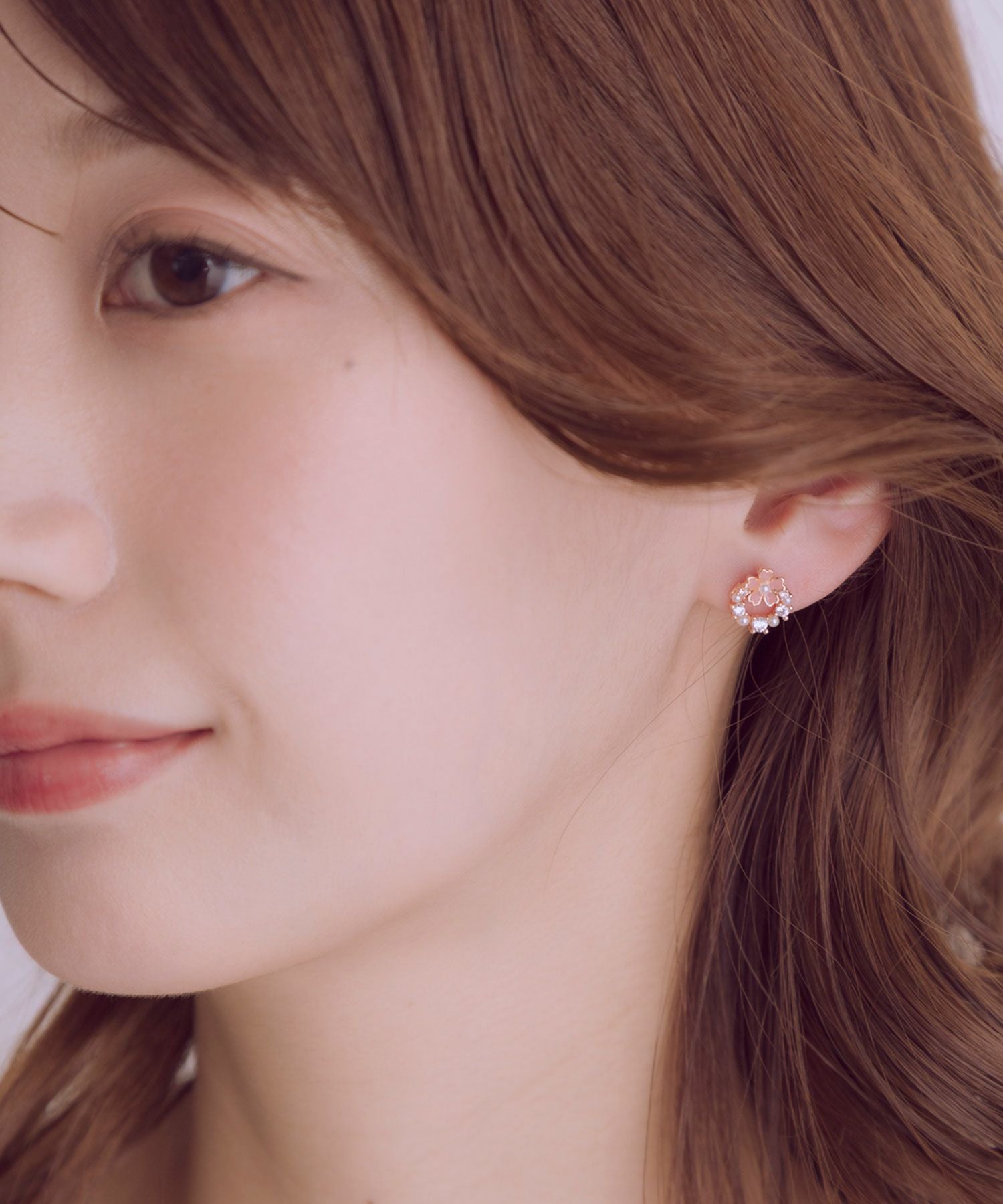 SAKURAリースセットピアス