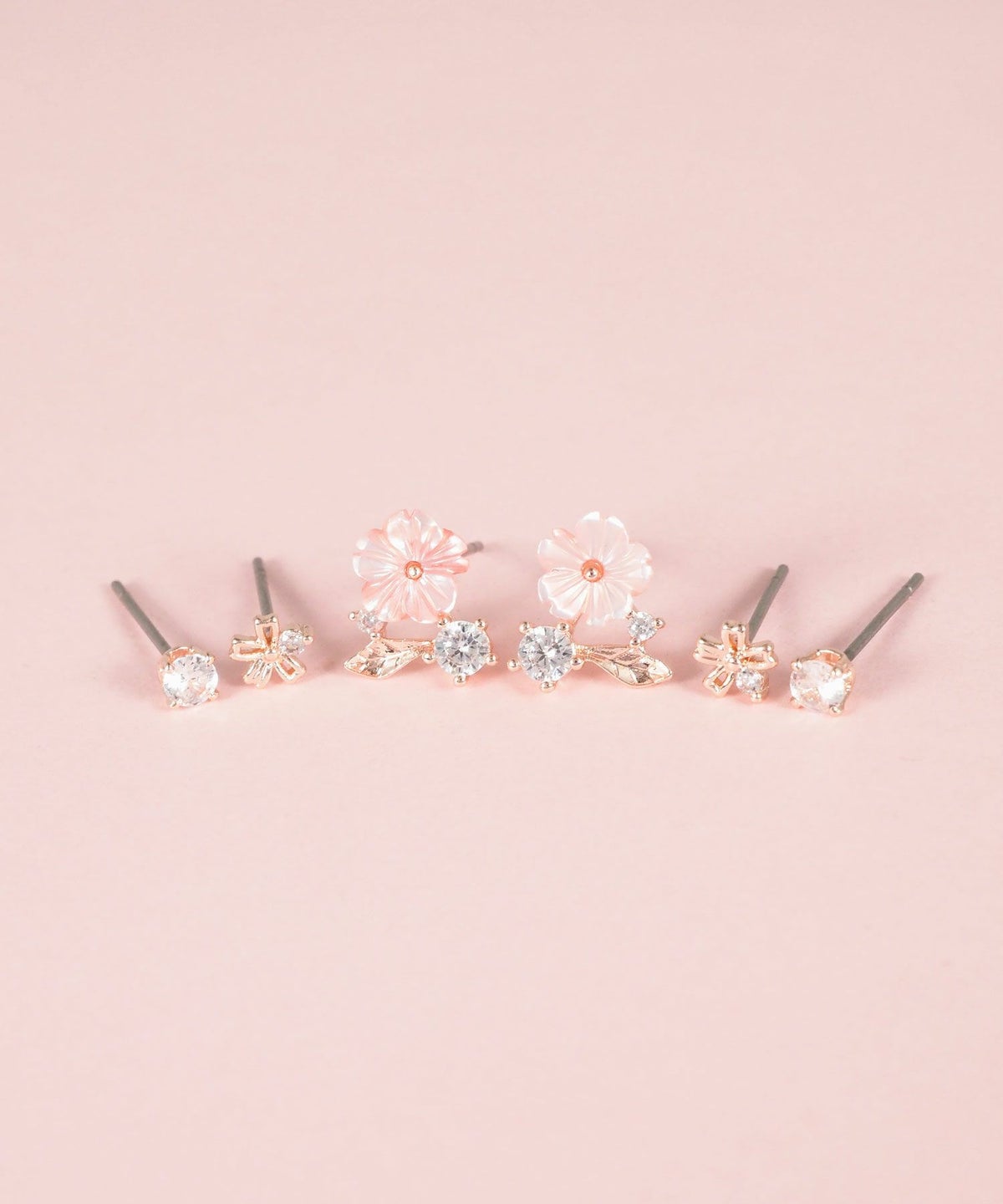 SAKURAビジューセットピアス