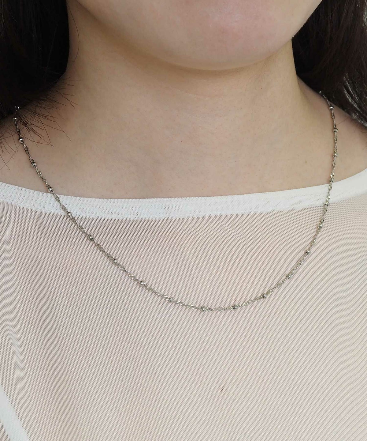 ステーションチェーンマグネットネックレス