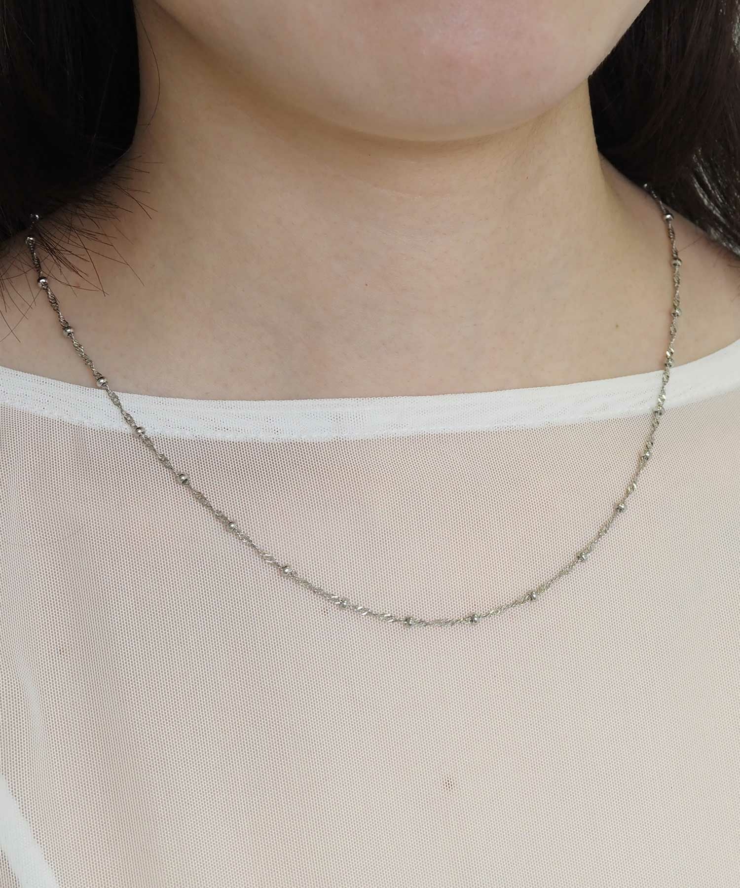 ステーションチェーンマグネットネックレス