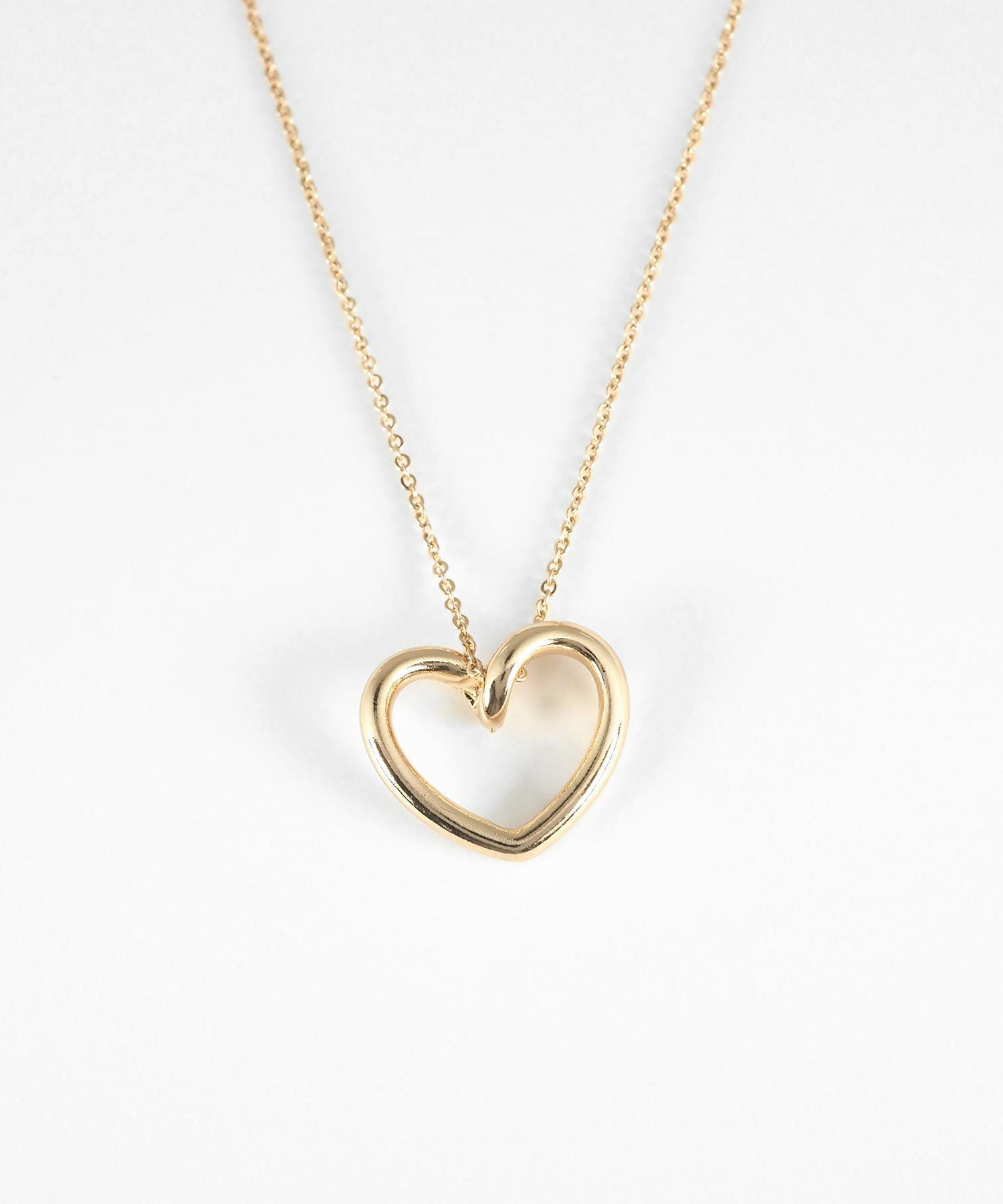 ハートフレームマグネットネックレス