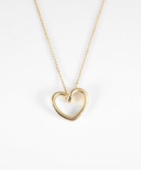 ハートフレームマグネットネックレス