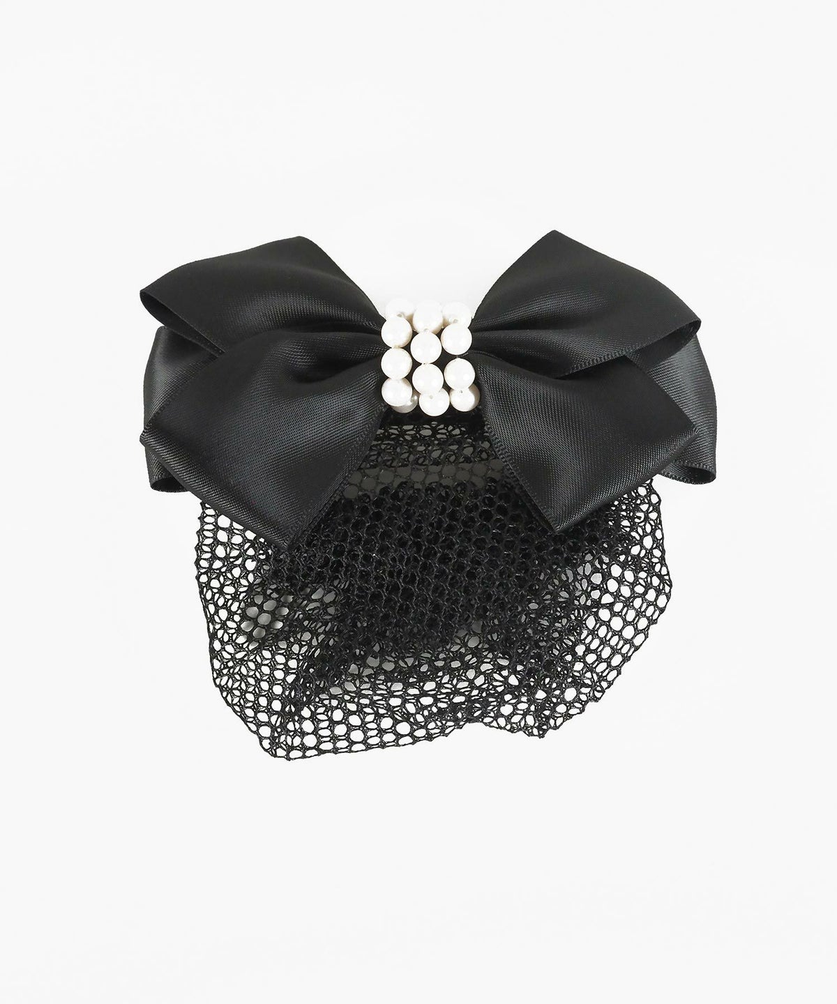 ネット付パールリボンバレッタ