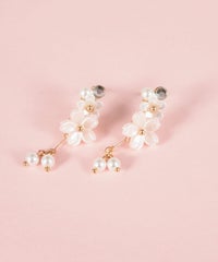 SAKURAパールチタンポストピアス