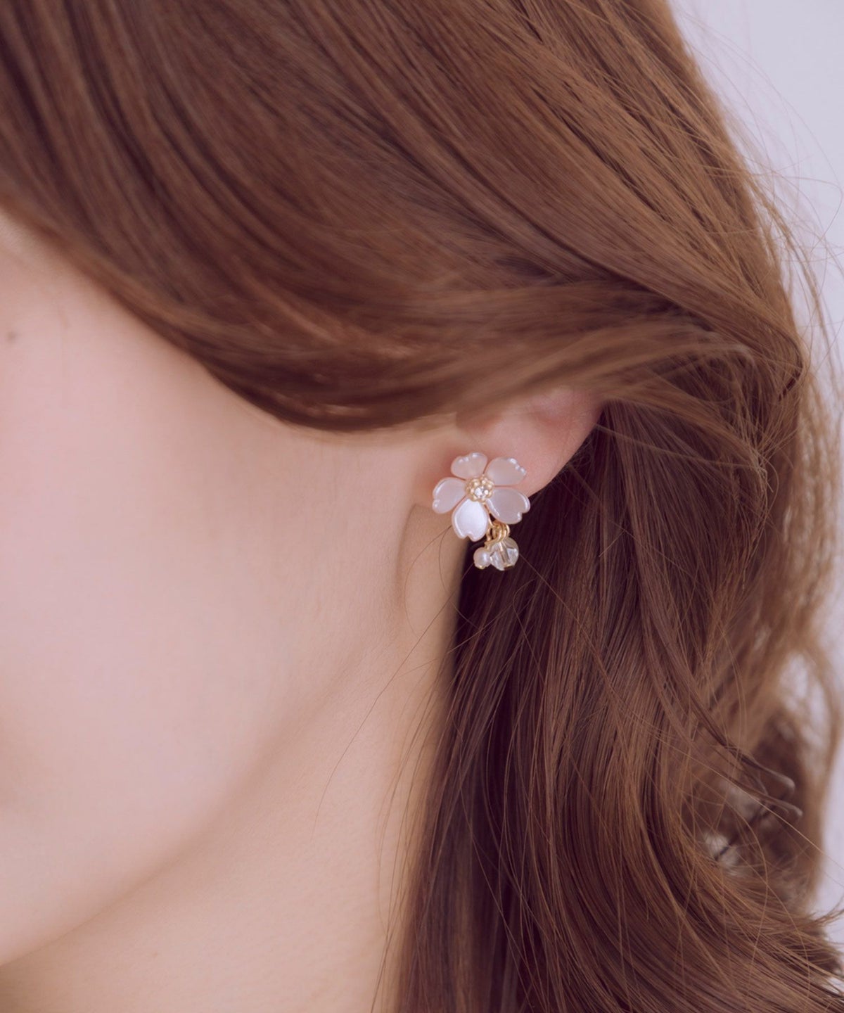 SAKURAチタンポストピアス