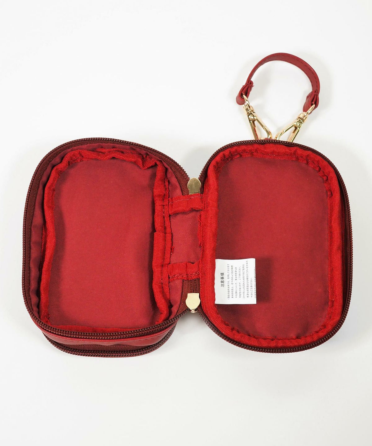 レザー風アクリルスタンドポーチ