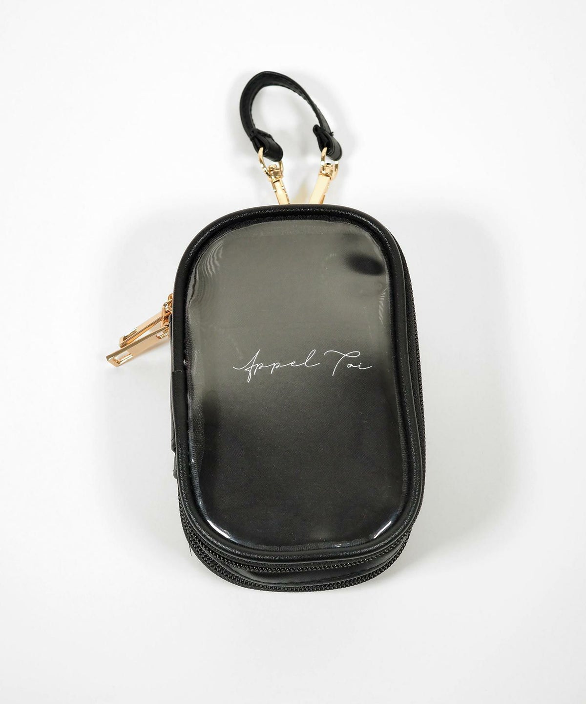 レザー風アクリルスタンドポーチ