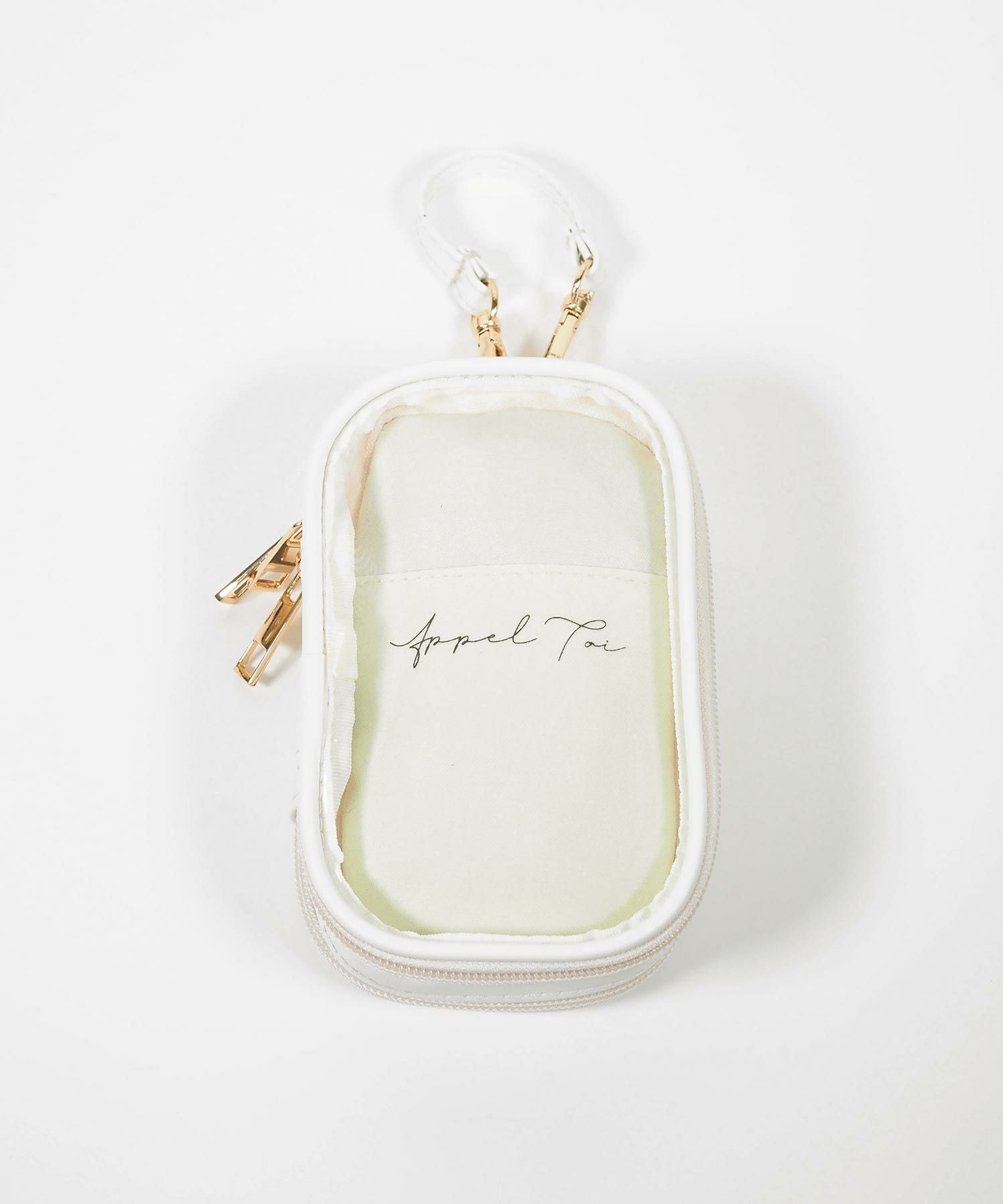 レザー風アクリルスタンドポーチ