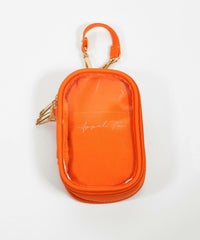 レザー風アクリルスタンドポーチ