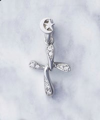 DESEOクロスペンダントトップ【Crescent Luna】