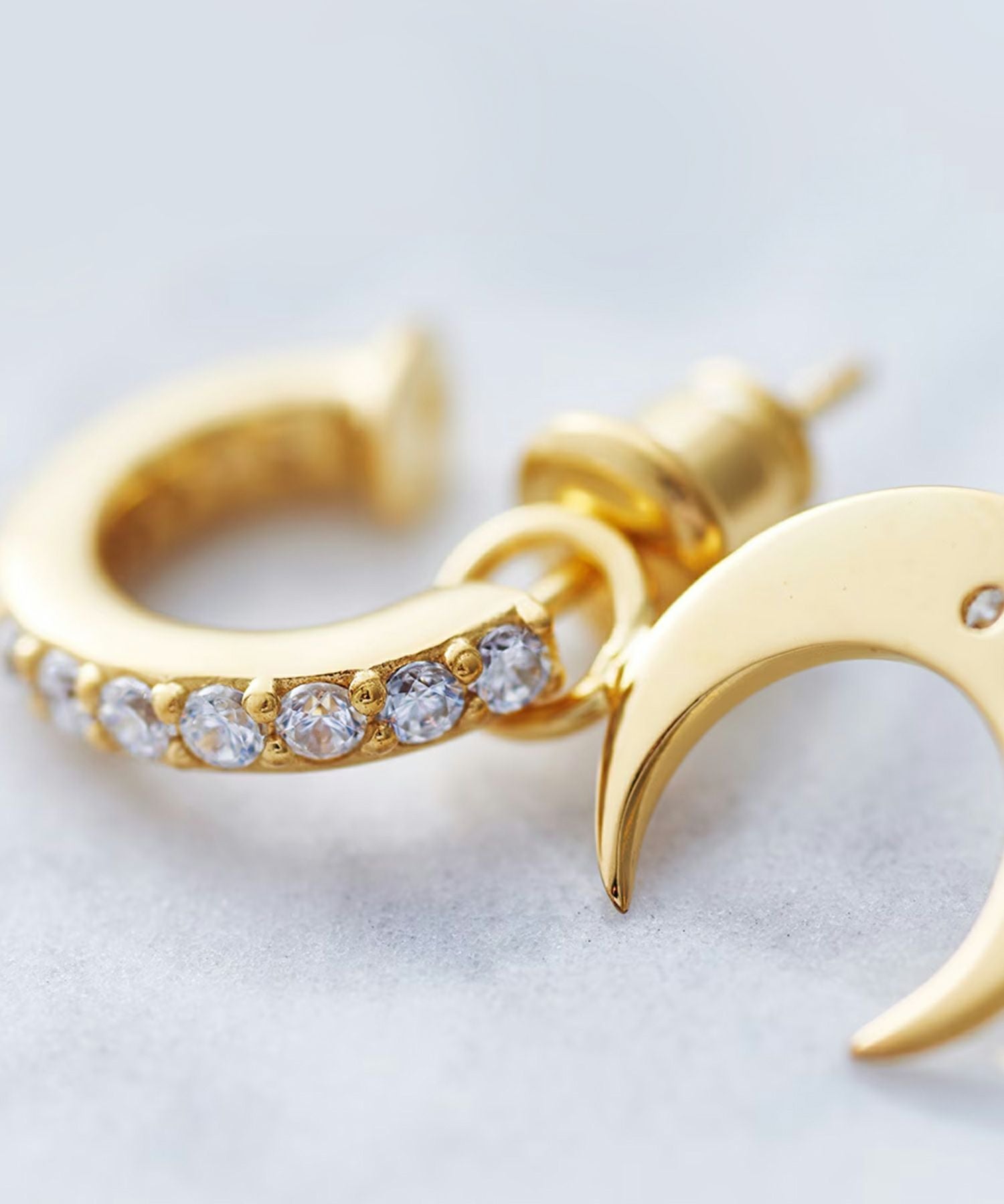 [SV925]LUNAピアス【Crescent Luna】