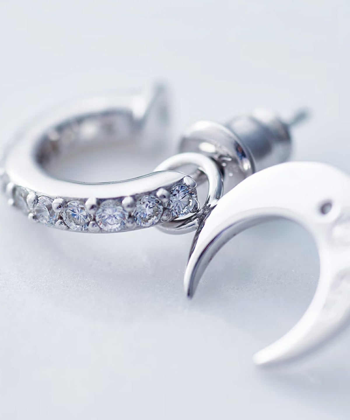 [SV925]LUNAピアス【Crescent Luna】