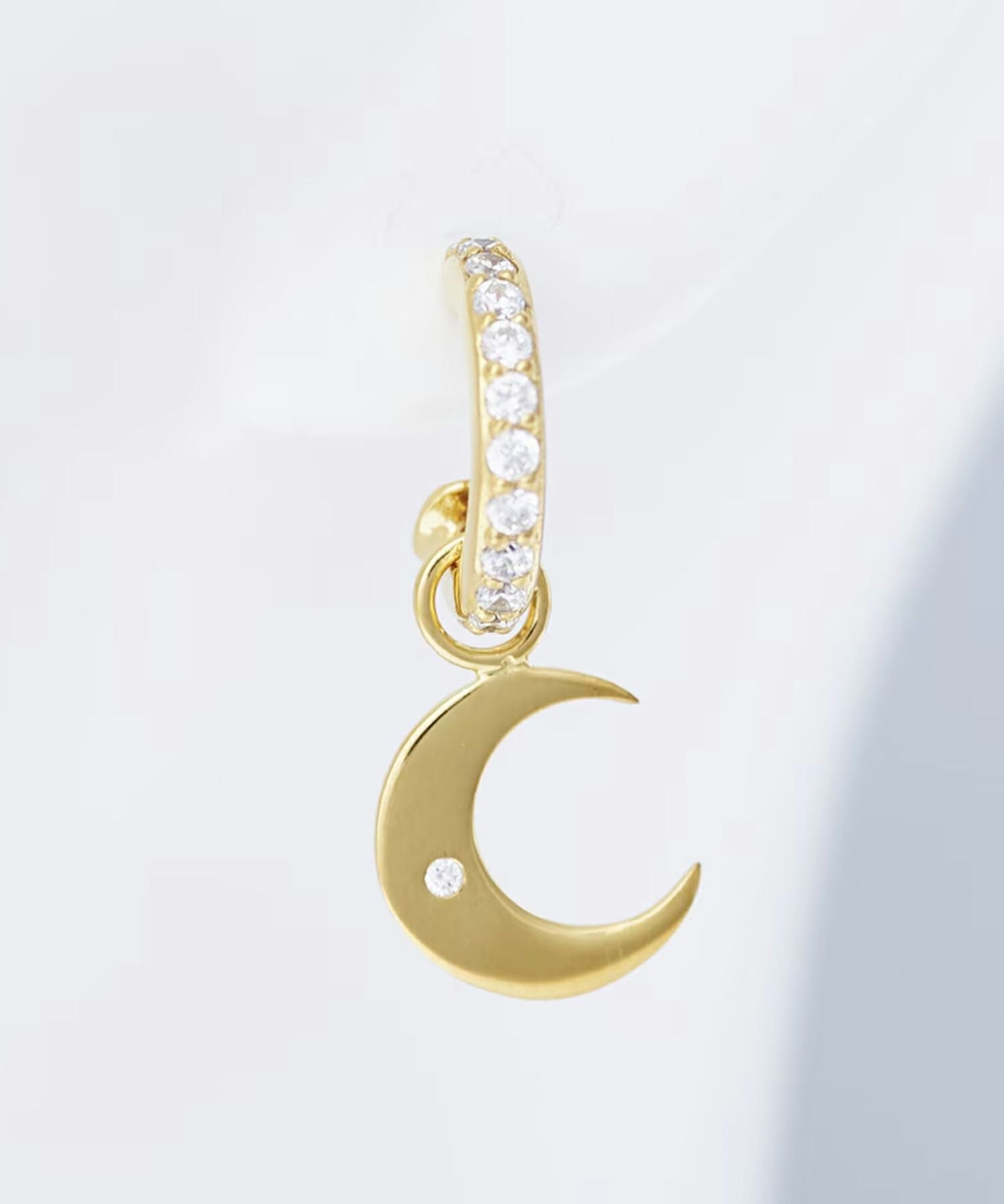 [SV925]LUNAピアス【Crescent Luna】