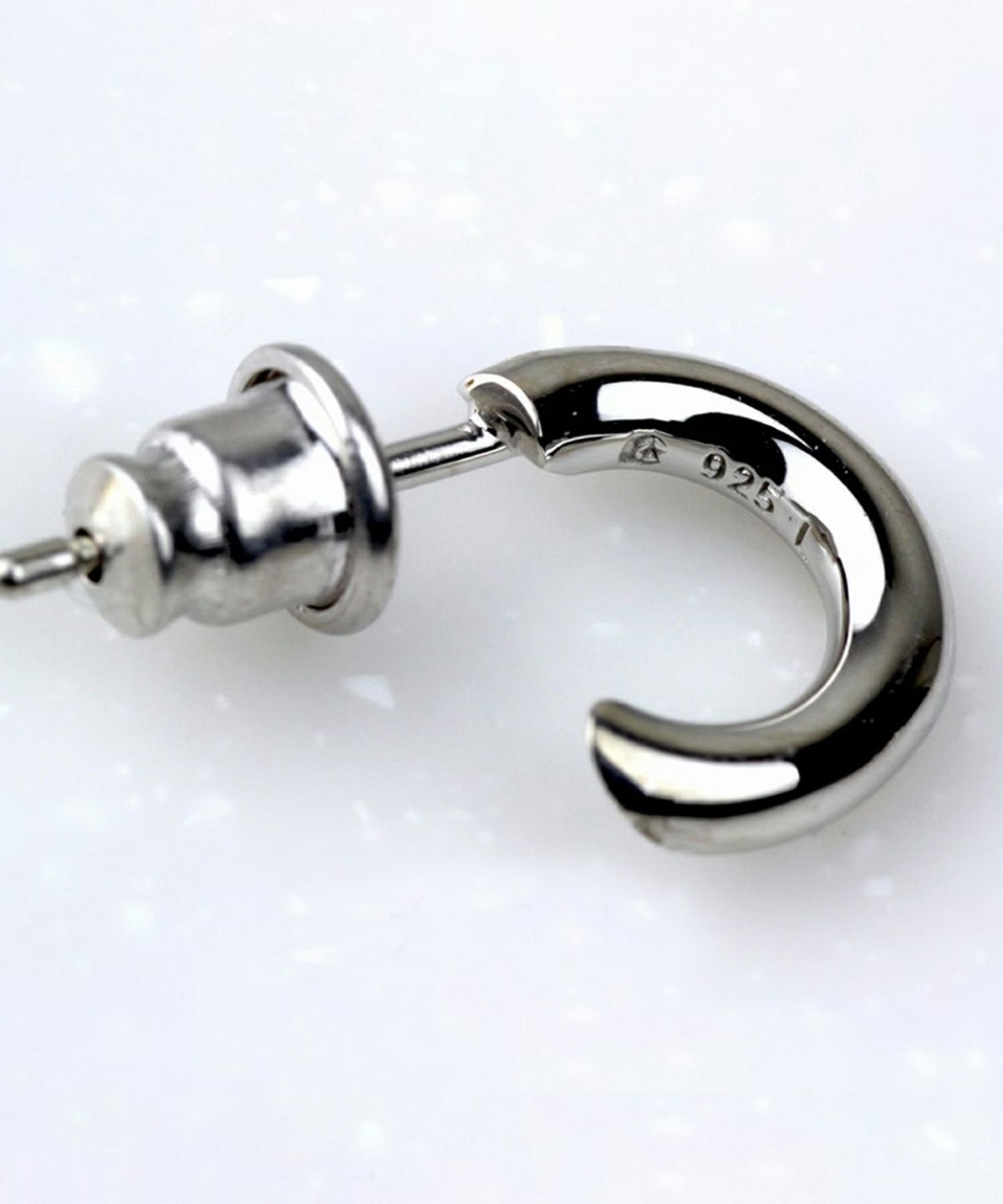 [SV925]DIAGONALピアス【Crescent Luna】