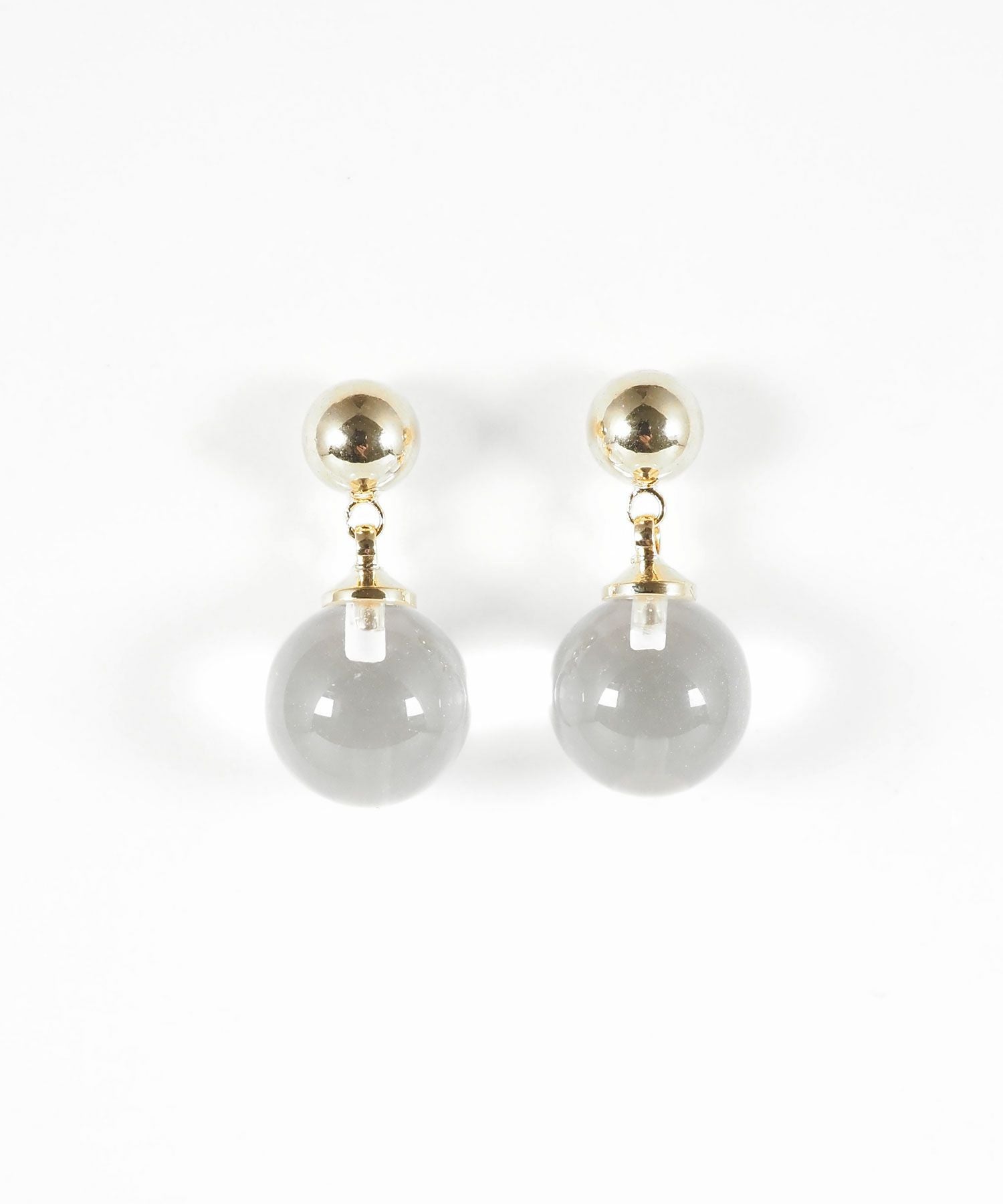 ストーンスウェイチタンポストピアス【MUK blossom stone】