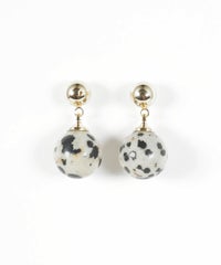 ストーンスウェイチタンポストピアス【MUK blossom stone】