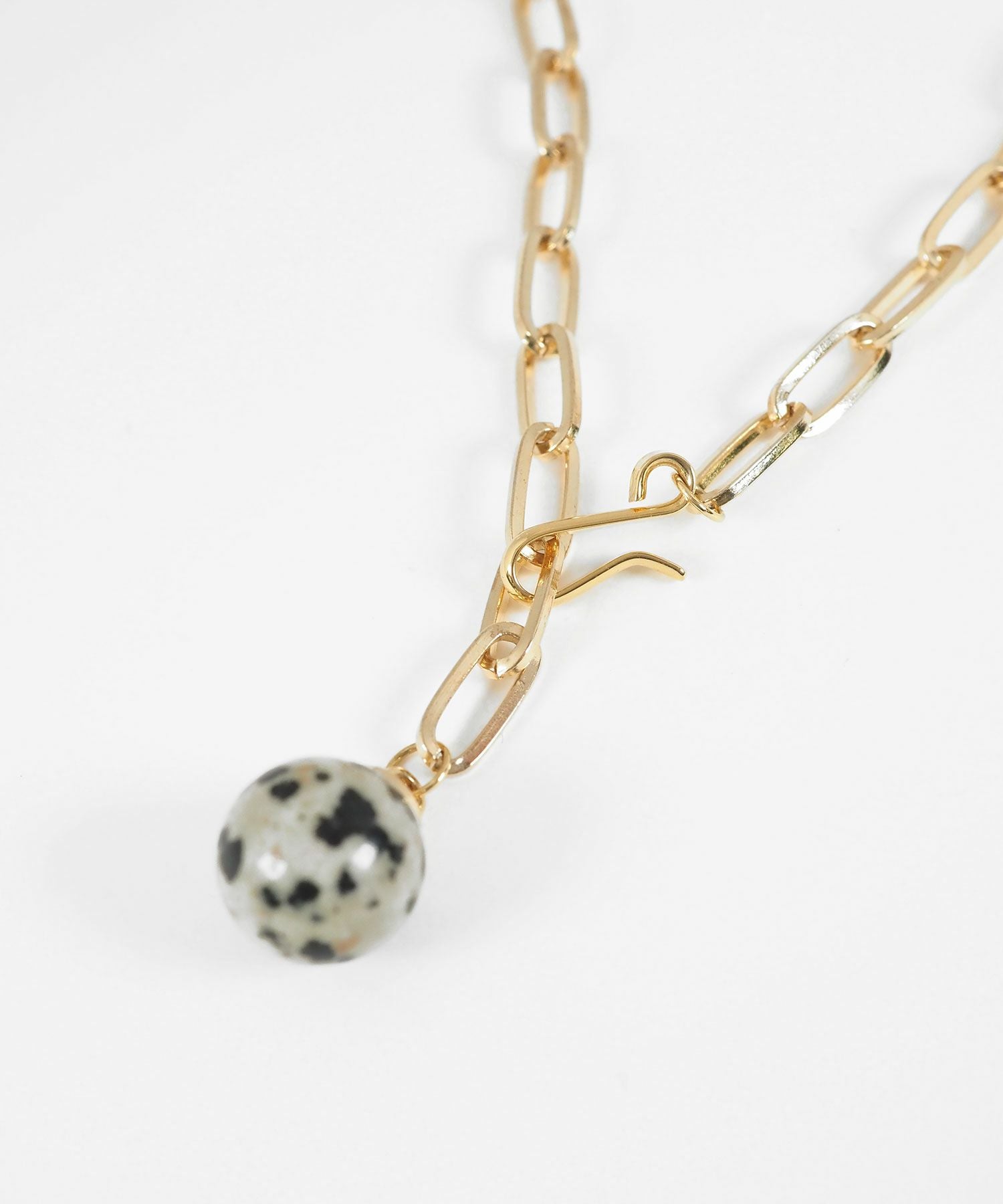 ストーンチェーンネックレス【MUK blossom stone】