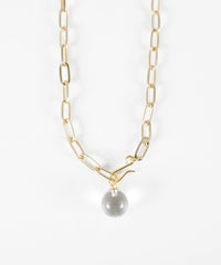 ストーンチェーンネックレス【MUK blossom stone】