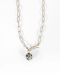 ストーンチェーンネックレス【MUK blossom stone】